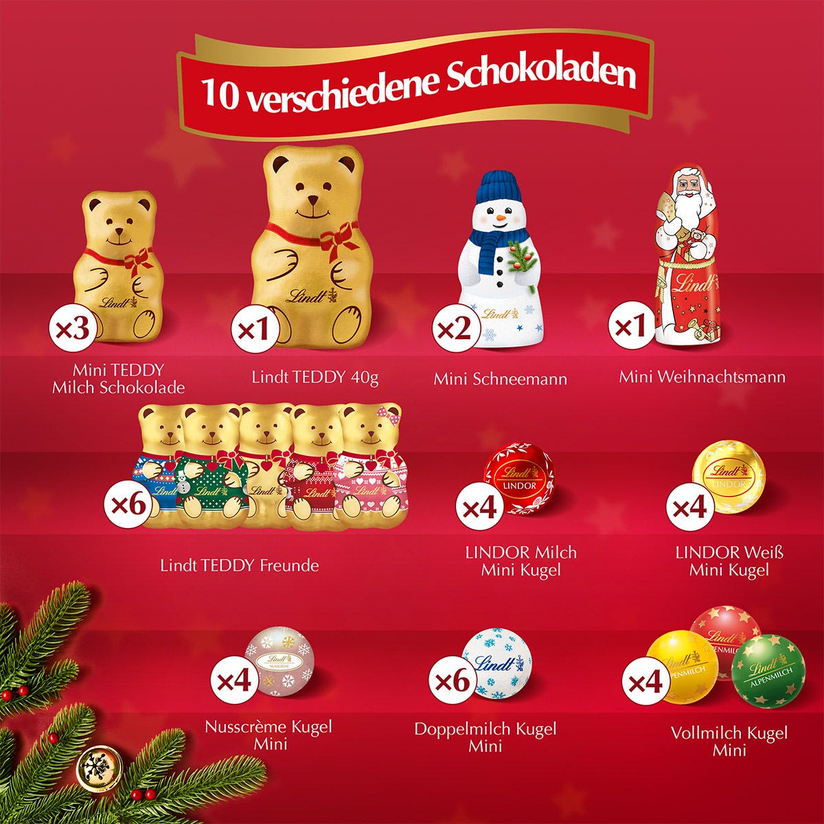 TEDDY Wimmelbild Adventskalender, 265g