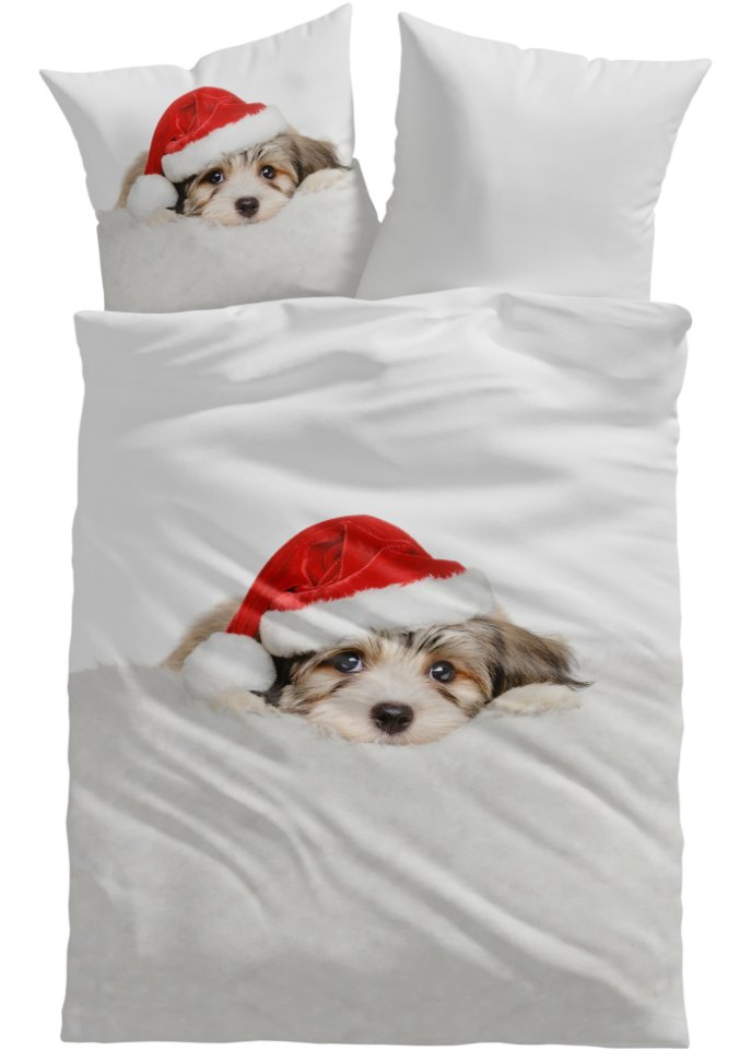 Wendebettwäsche mit Hund