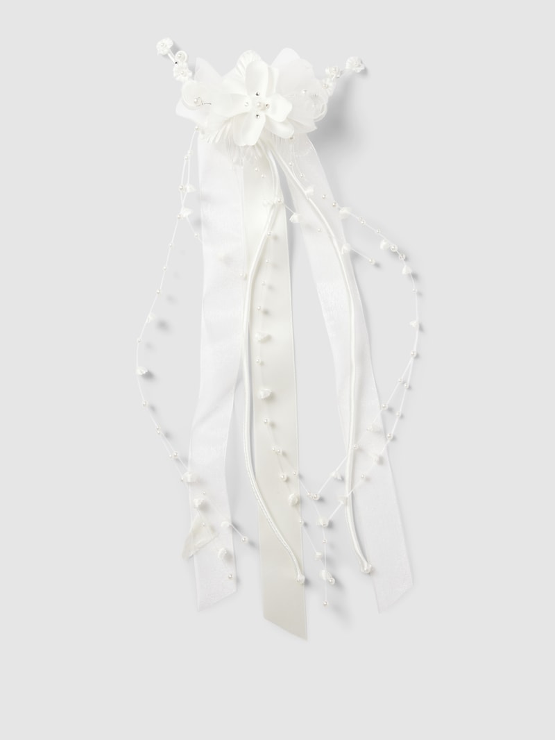 Gesteck mit Kamm in offwhite