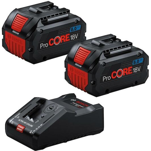 Bosch Blue Accessories 1600A02T5P 2 x ProCore 18 V 8,0 Ah akku + GAL 18V-160 Professional -laturi