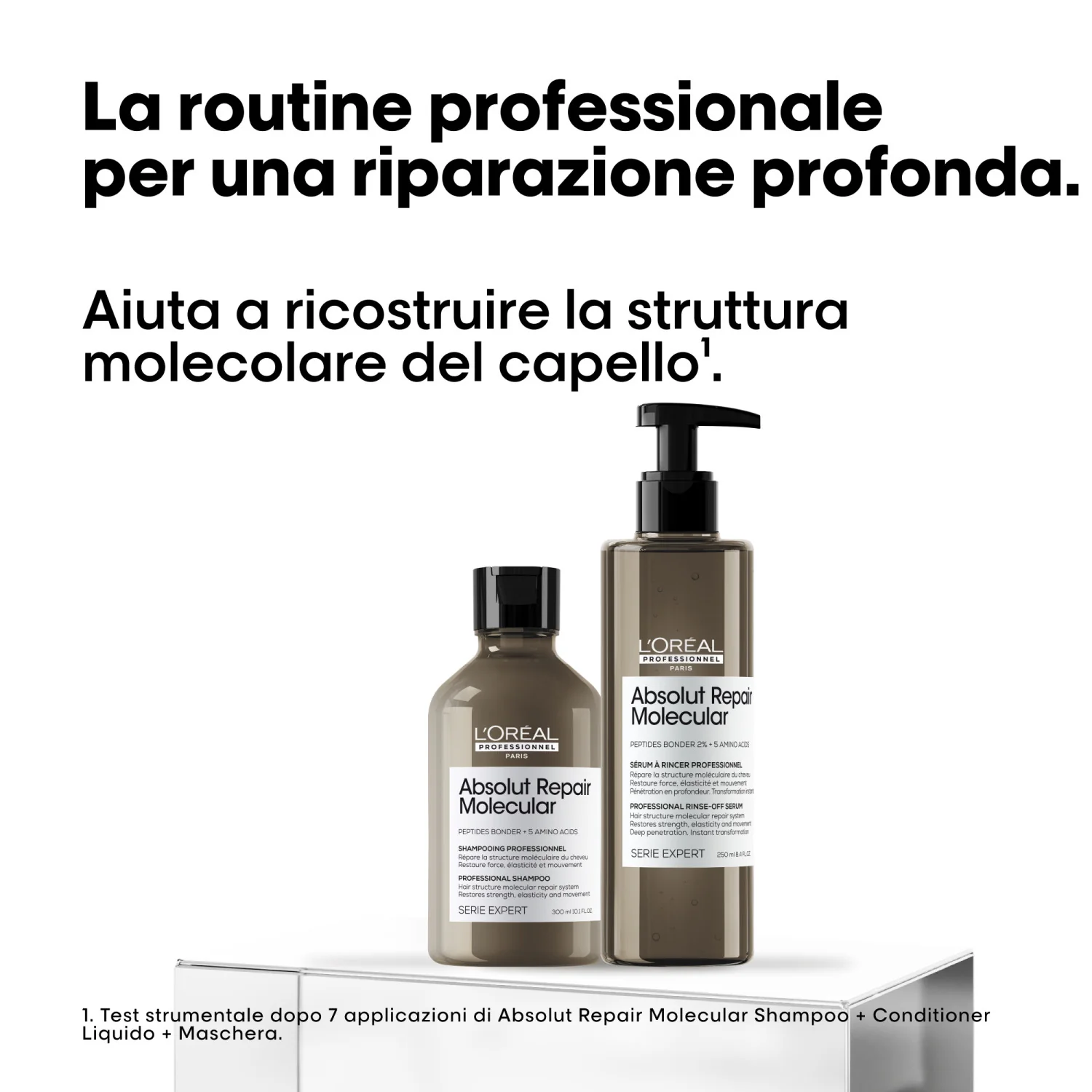 ASIANTUNTIJAN SARJA Uusi Absolut Repair Molecular Duo -setti - Hiussetit
