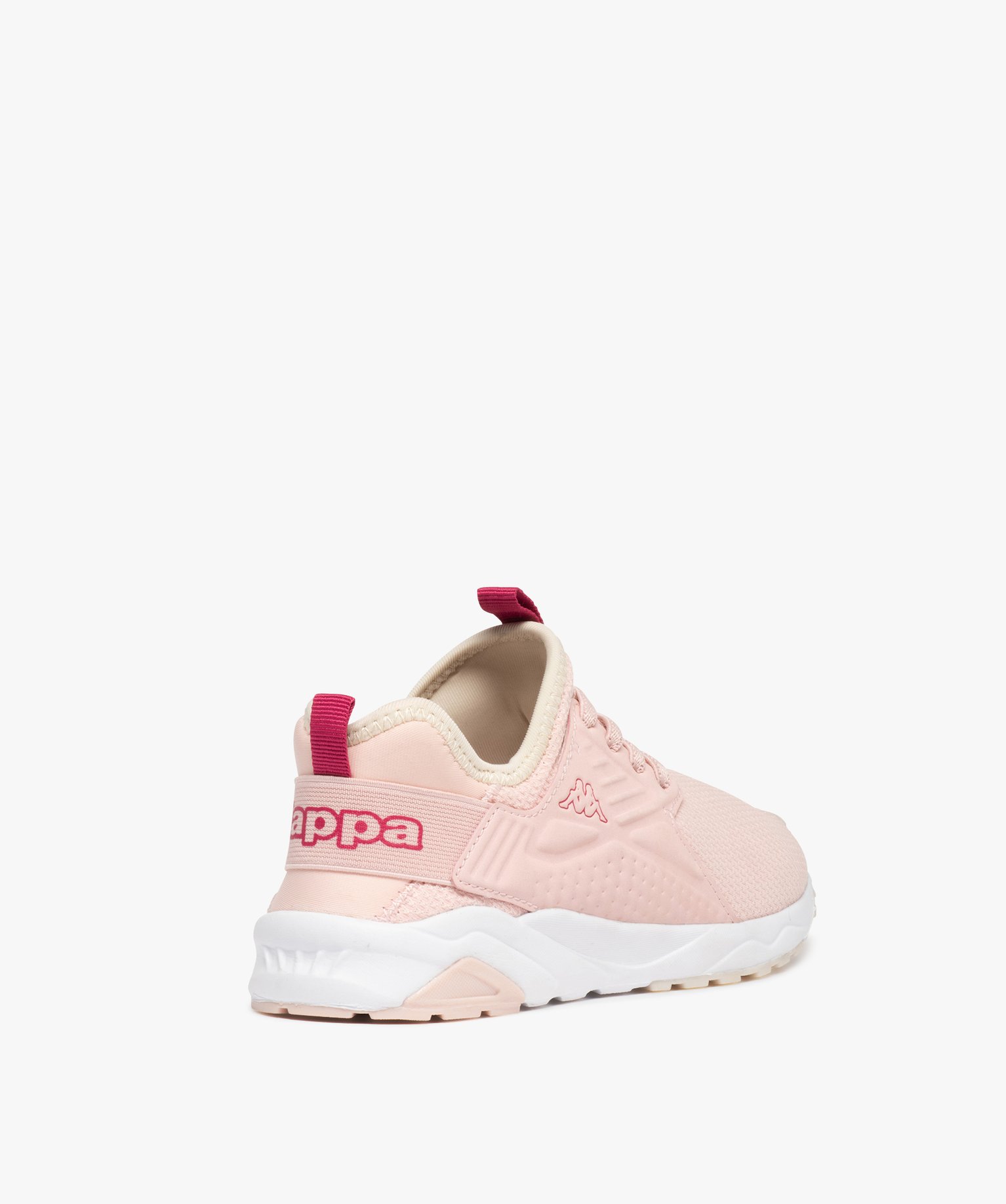 Baskets fille running à lacets élastiques – Kappa San Pu... rose | GEMO
