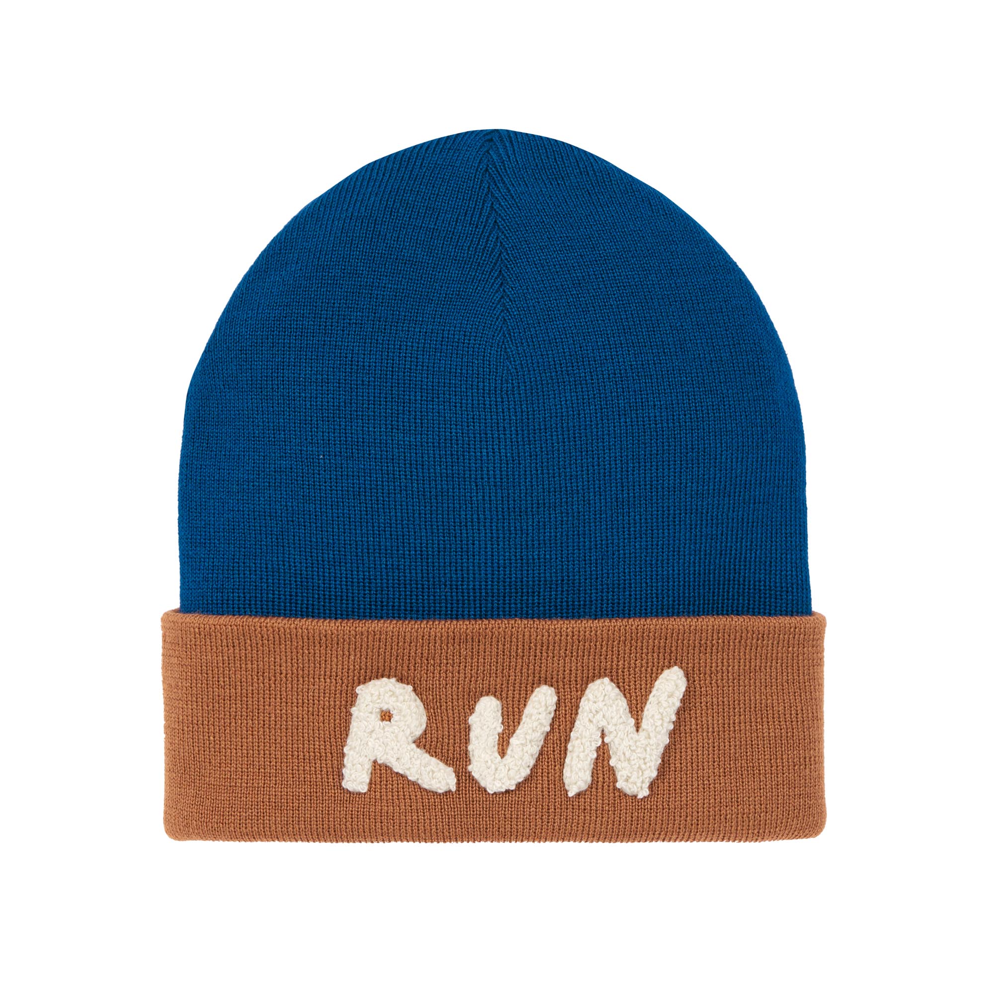 Beanie Mütze Kinder - Merino Wolle, Little Gang, Run Braun