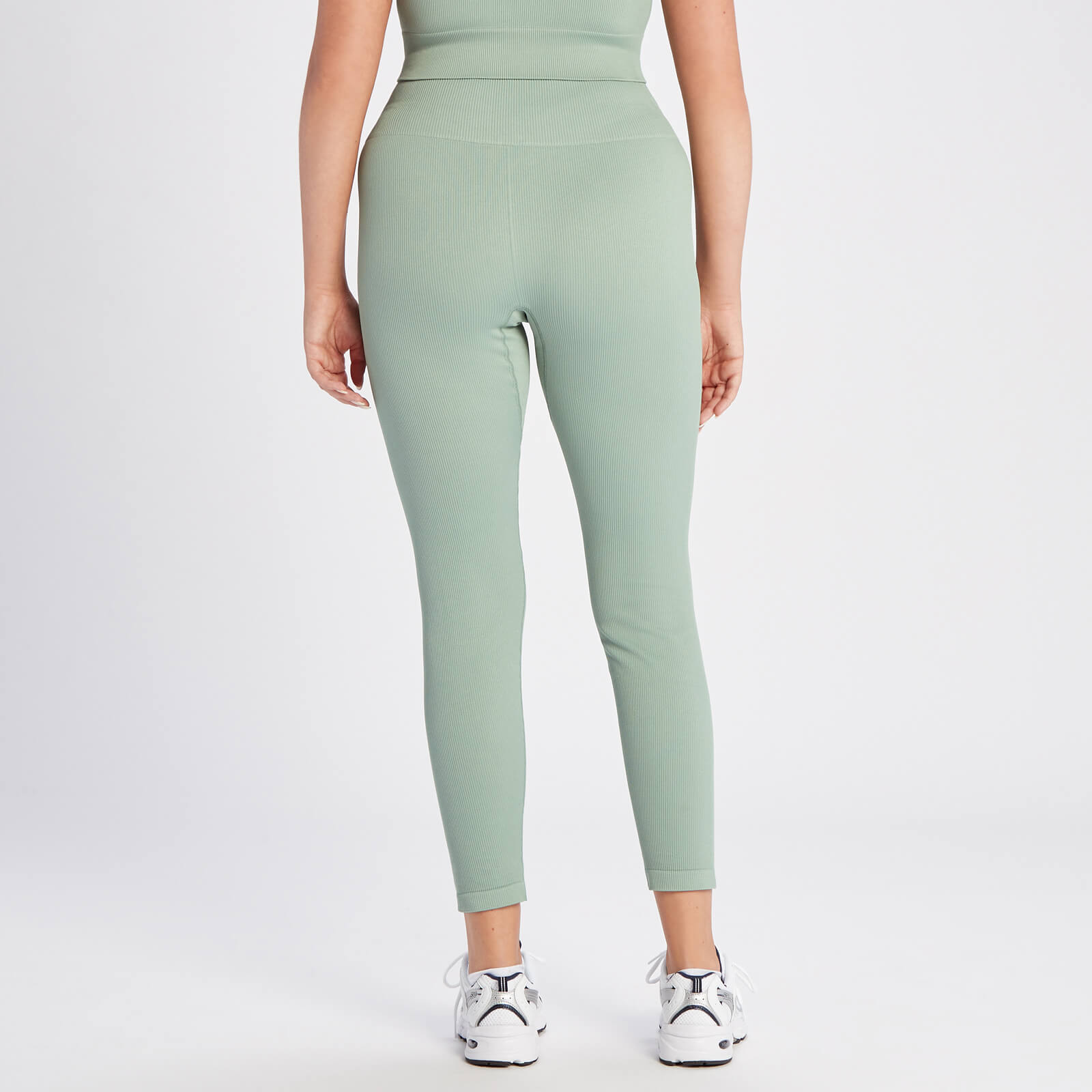 Legging côtelé sans coutures MP Tempo pour femmes – Vert sauge