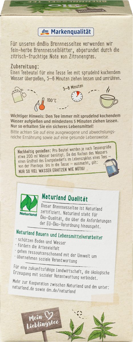 Kräutertee Brennnessel (20 Beutel), 30 g