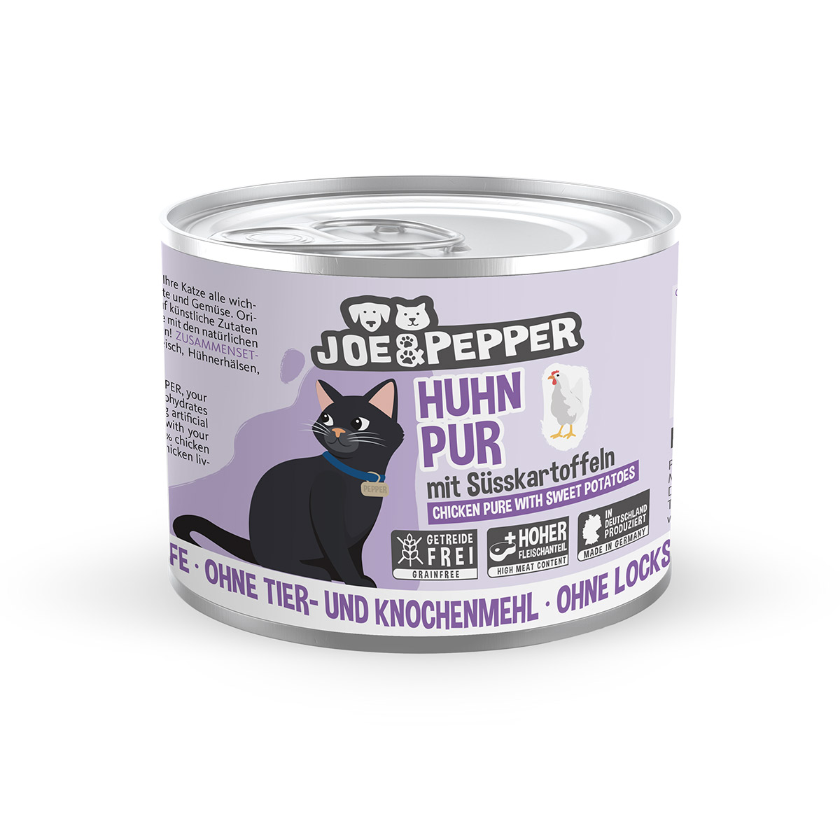 Joe & Pepper Cat Huhn pur mit Süßkartoffeln kaufen bei ZooRoyal
