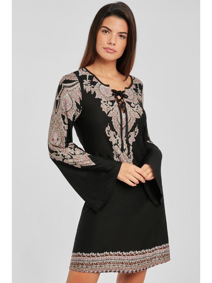 LASCANA Jerseykleid in schwarz-bedruckt günstig kaufen