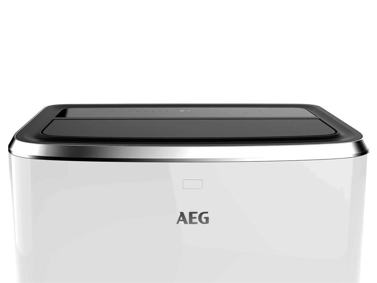 AEG Klimagerät AXP34U338CW Mobiles Klimagerät, Multifunktional: Kühlen, Ventilieren, Entfeuchten, Autofunktion