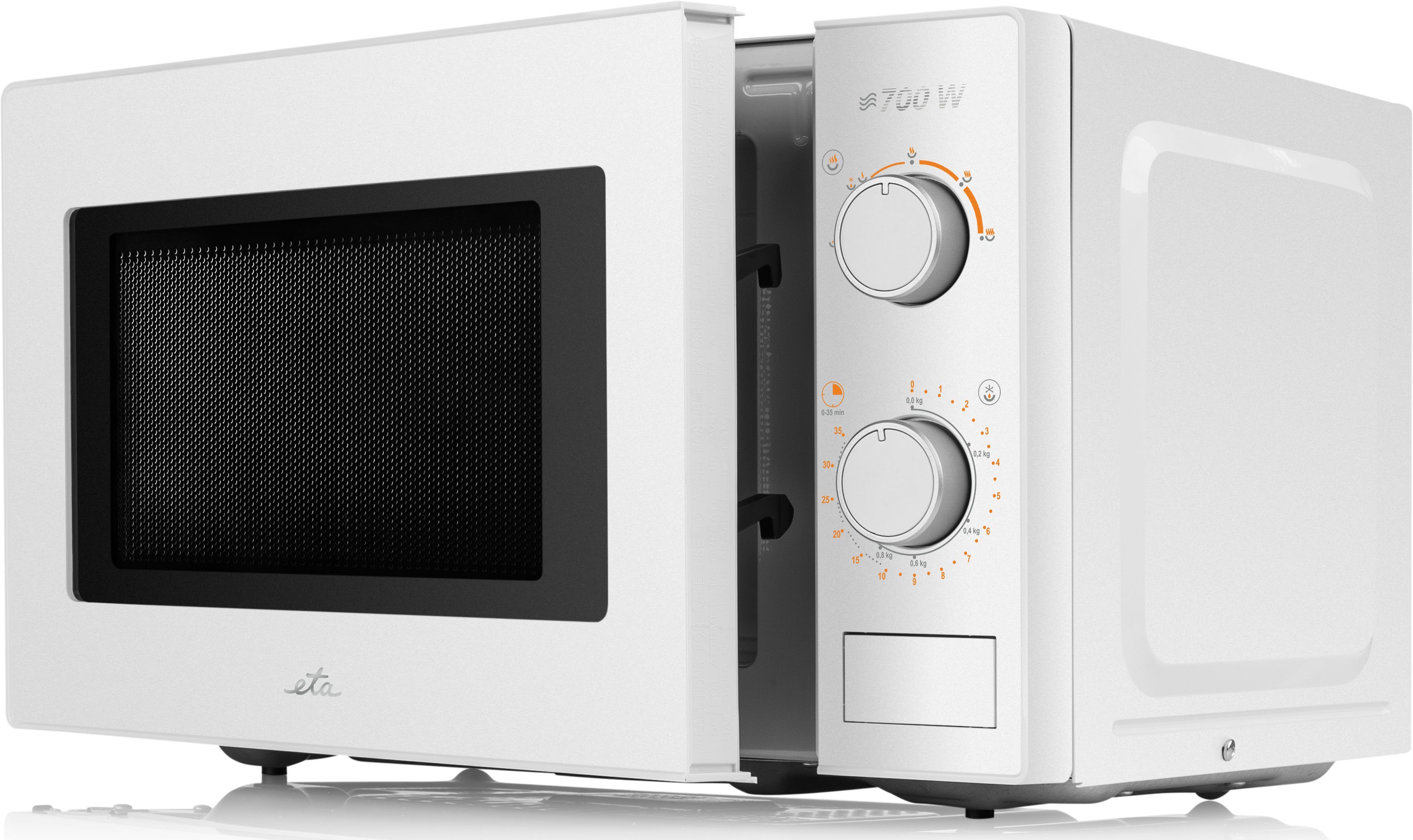 eta Mikrowelle MORELO ETA020990000, Mikrowelle, 20 l, 700W, 5 Leistungstufen