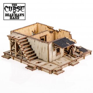 28mm Curse of Dead Mans Hand: Ramshackle House 4