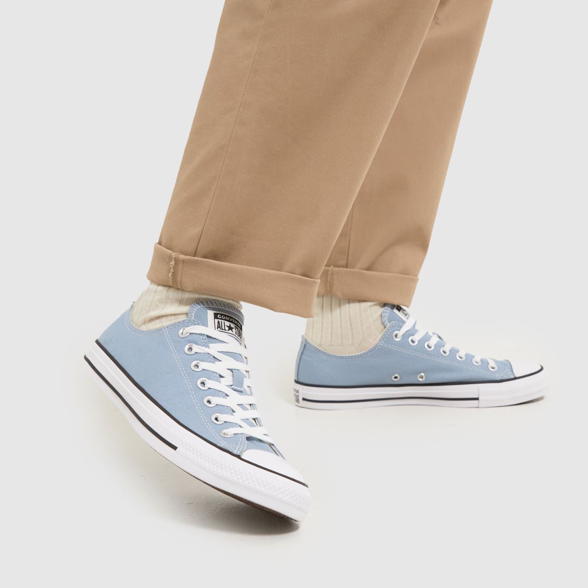 Converse All Star Ox – Ljusblå sneakers