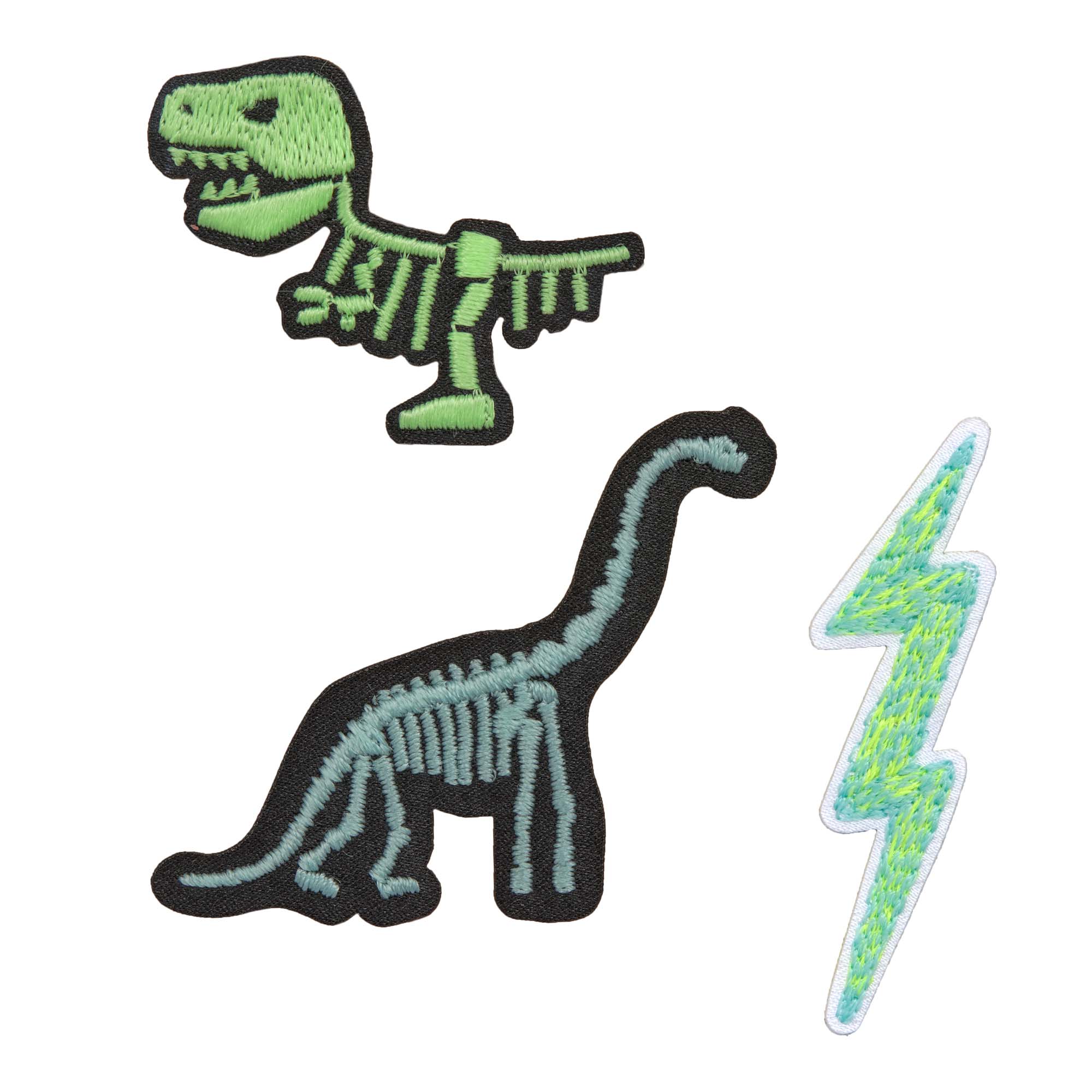 Textil-Sticker (3 Stk), Dino