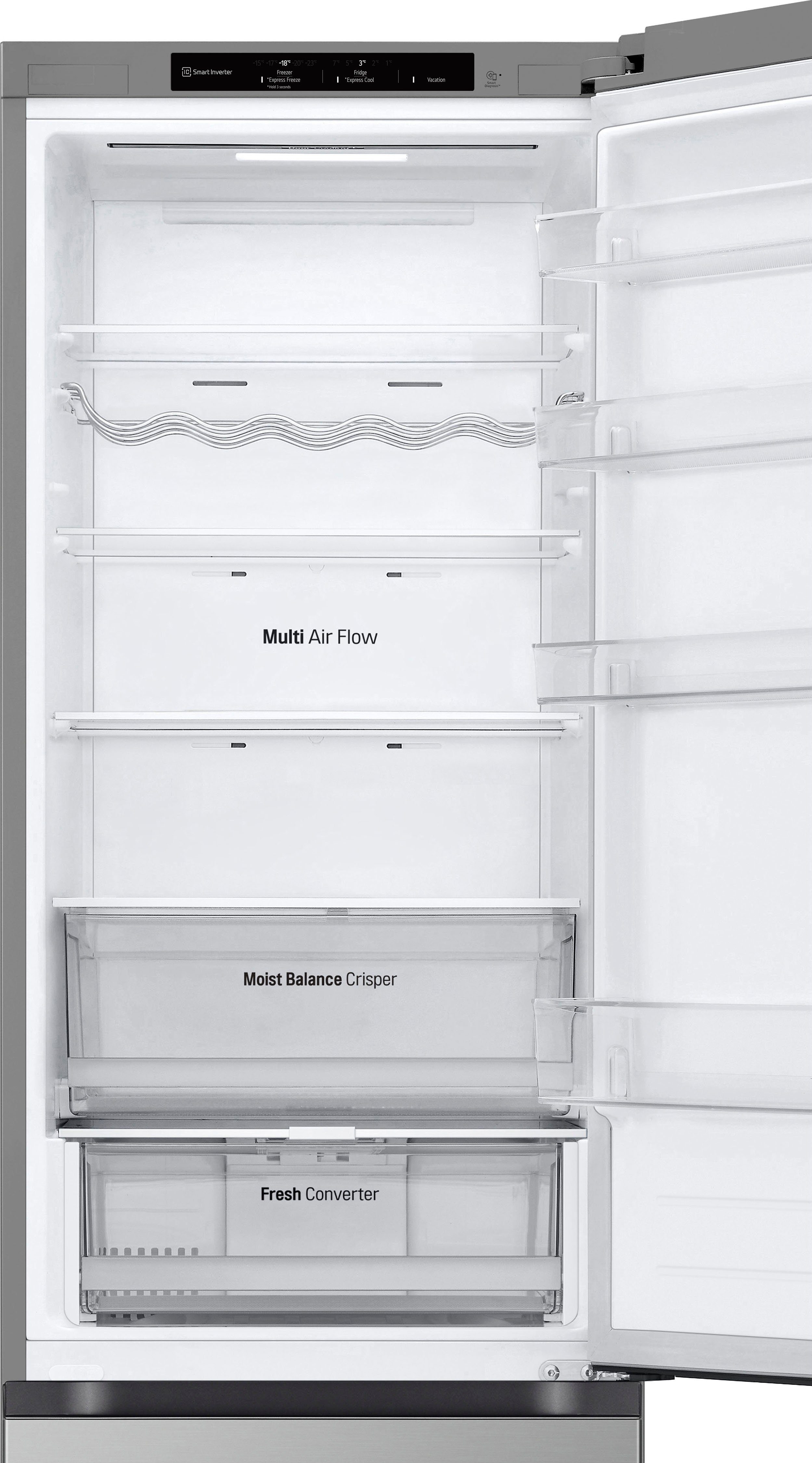 LG Kühl-/Gefrierkombination Serie 3 GBV3200CPY, 203 cm hoch, 59,5 cm breit
