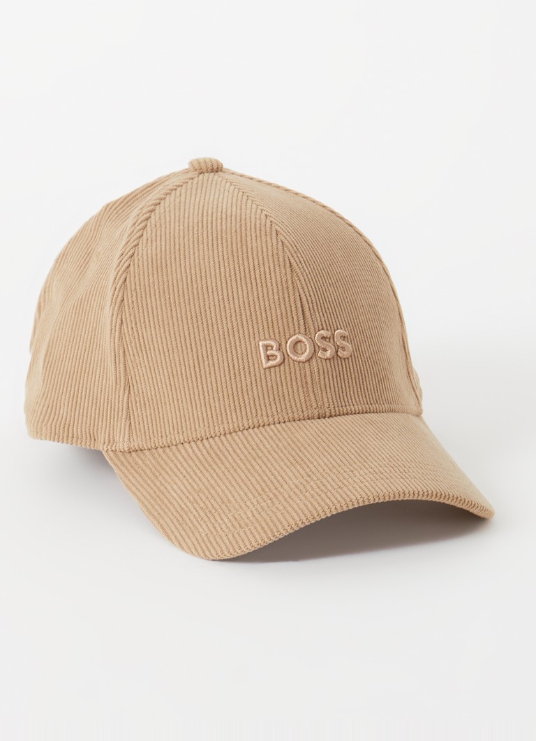HUGO BOSS  Pet van corduroy met logoborduring