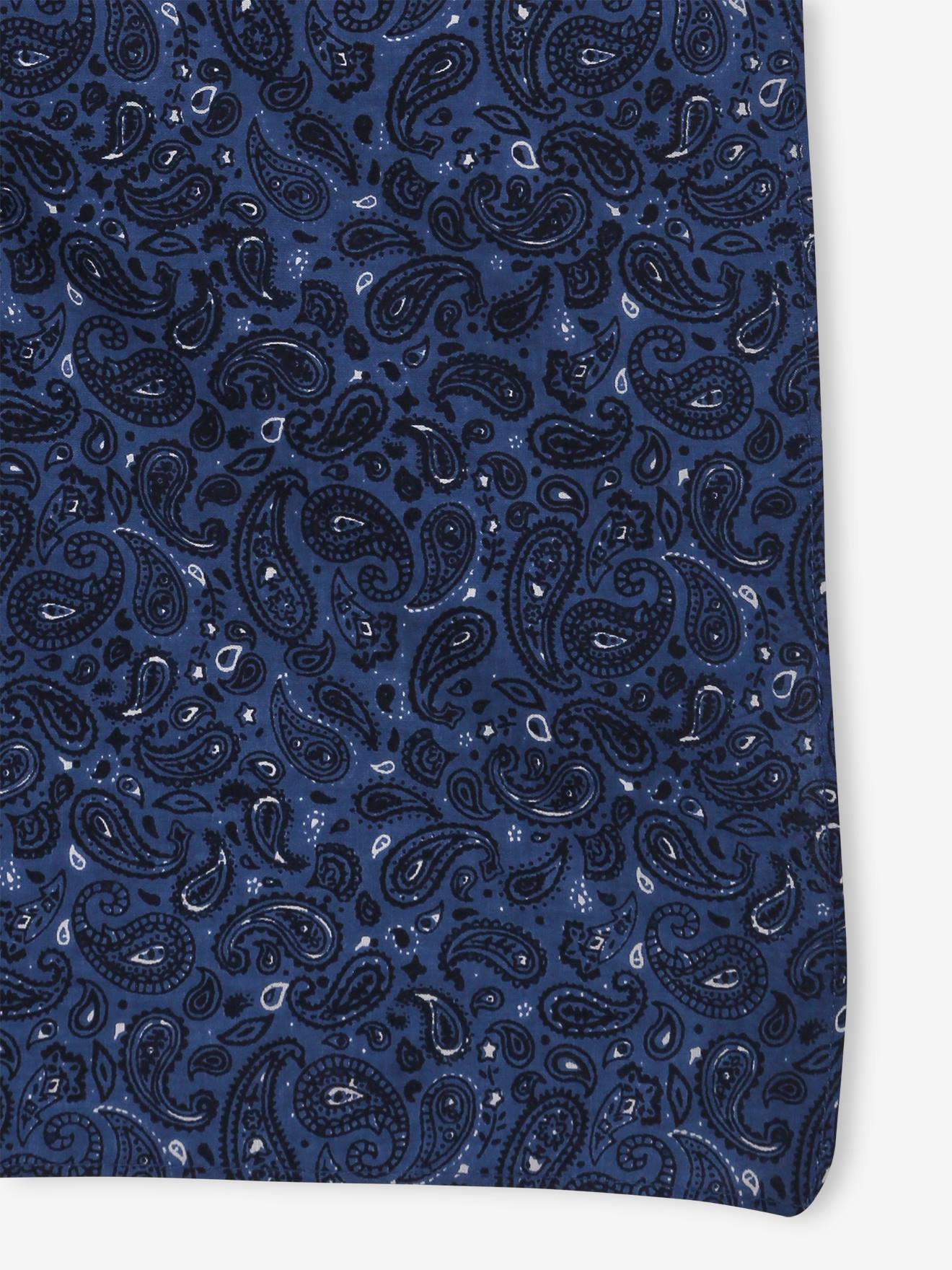 Foulard esprit bandana garçon personnalisable marine