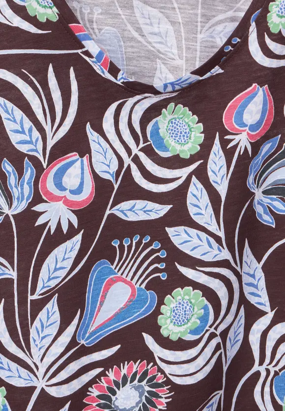 CECIL Shirt mit Smock Schultern
