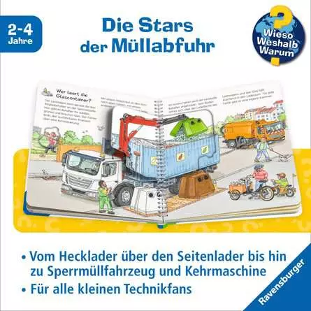 Ravensburger Wieso? Weshalb? Warum? junior, Band 74: Die Müllfahrzeuge