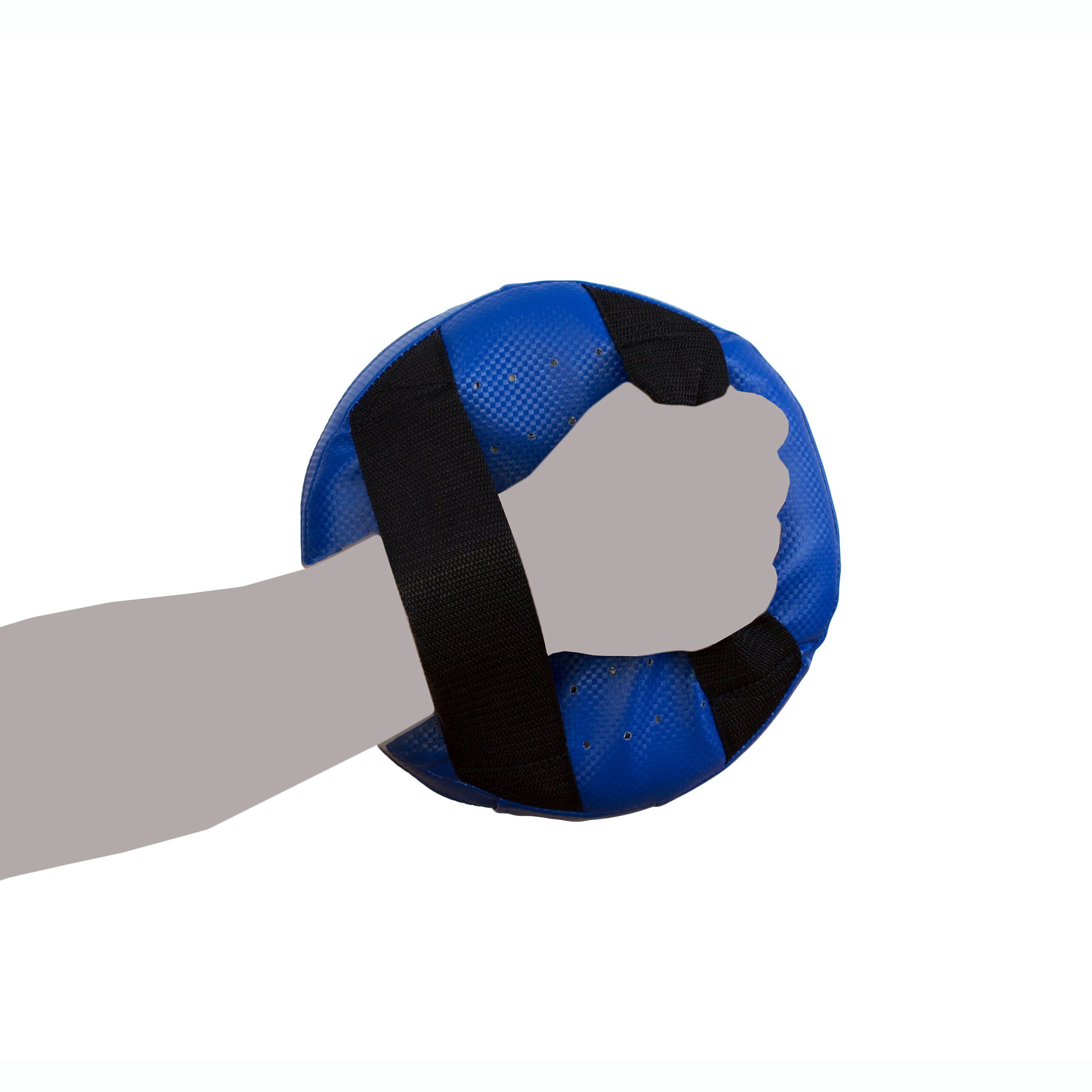 BAY-Sports Punch-Handschuhe Handpratzen Fly Target Schlagpolster Krav Maga Schlagkissen Rund Tellerpratzen (1 Stück), Soft Ausführung, Viele Haltevariationen, Für Kinder, Anfänger, Damen, Einsteiger
