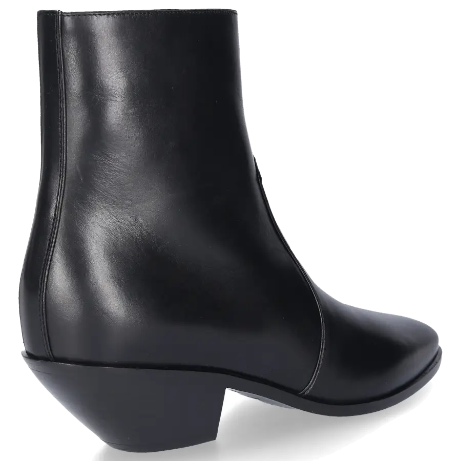 Saint Laurent - Klassische Stiefeletten WEST 45 Kalbsleder - schwarz