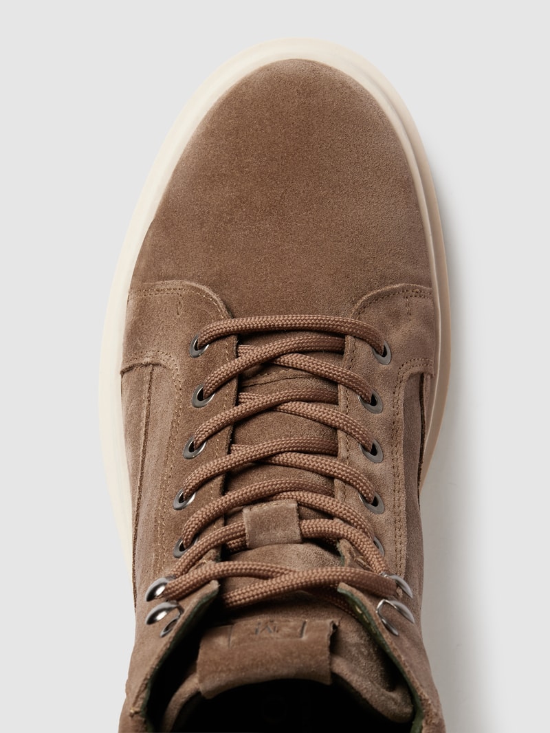 Boots aus Veloursleder Modell 'ALGOT' in taupe