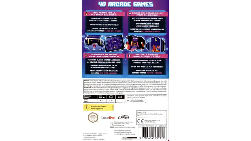 Arcade Game Zone - 40 Arcade Games