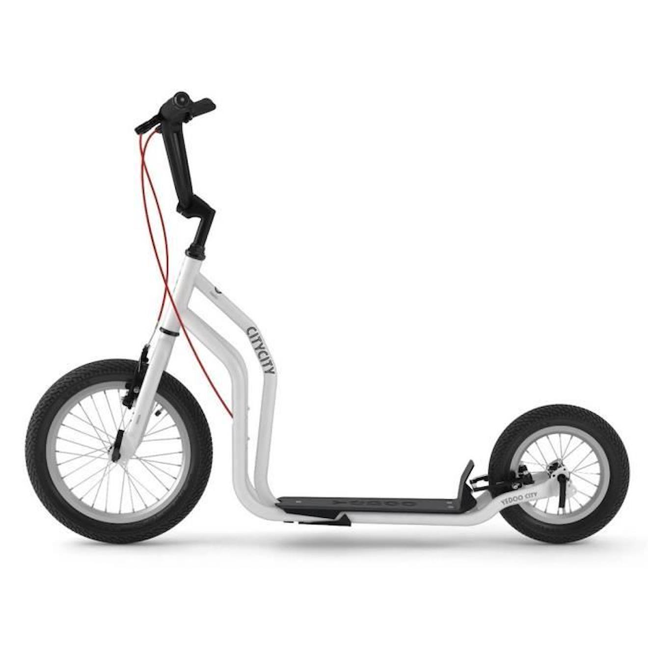 Trottinette-Grande-Roue City RunRun Blanc blanc