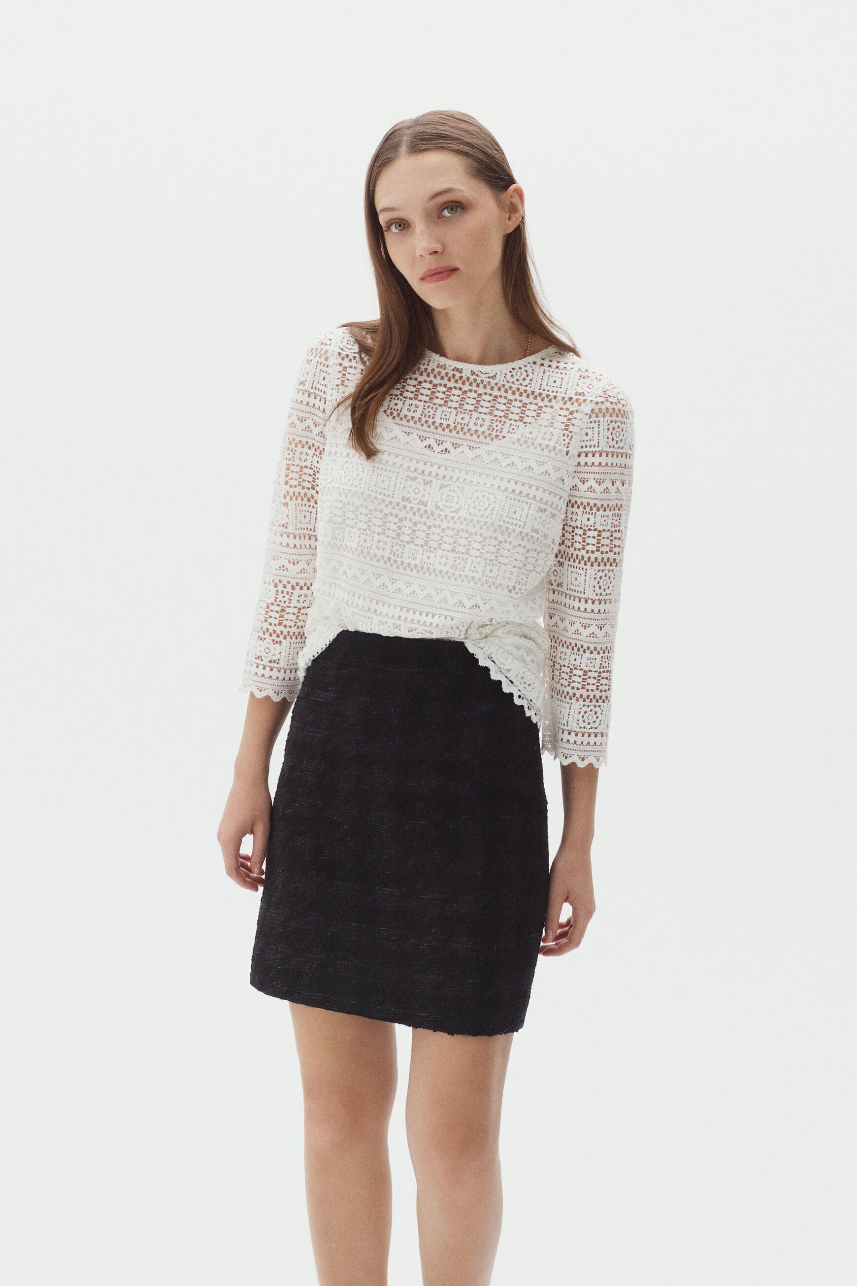 jupe mag noir femme