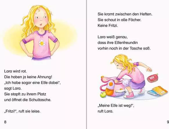 Leserabe - 1. Lesestufe: Lara und die freche Elfe in der Schule