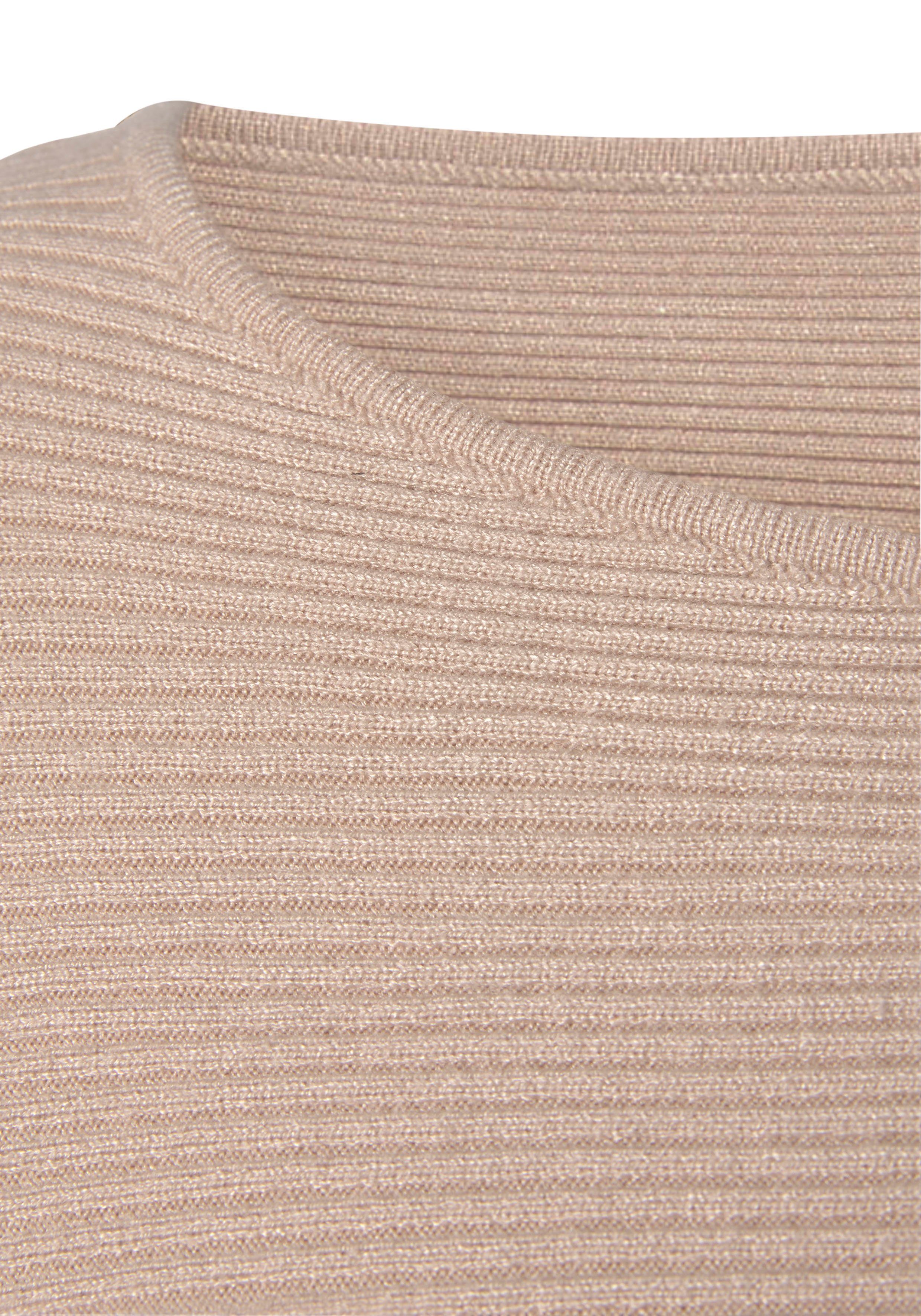 LASCANA Strickpullover mit Colorblock-Optik