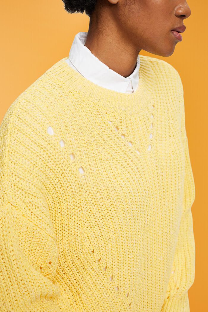 Pullover mit Zopf-Muster