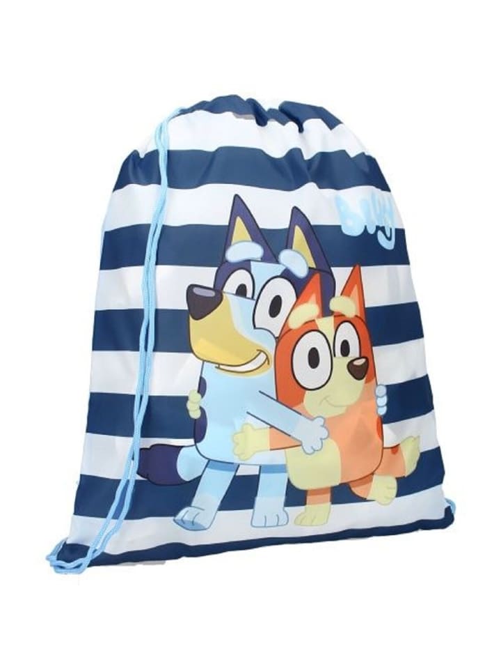 COFI 1453 Bluey Gymtasche Ideal für Sport und Ausflüge – Mit Bluey-Motiven in Blau günstig kaufen 36 x 18 cm