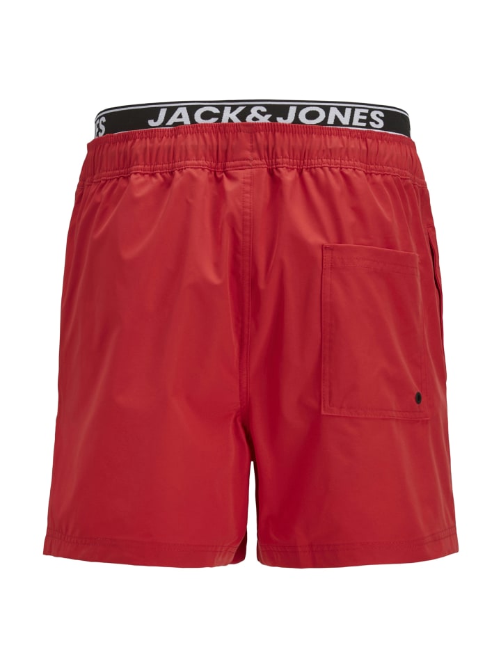 Jack & Jones Bade-Shorts 'Maui' in rot günstig kaufen