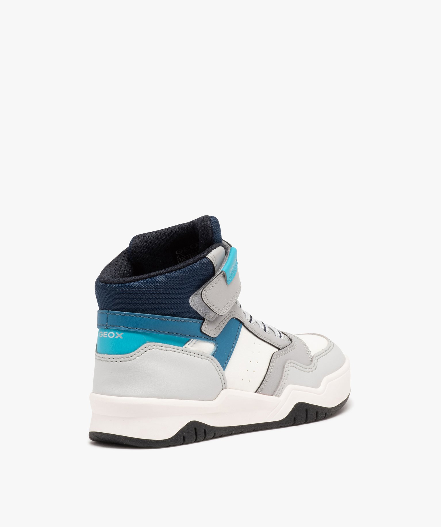 Baskets Garçon mid-cut à scratch - Geox gris | GEMO