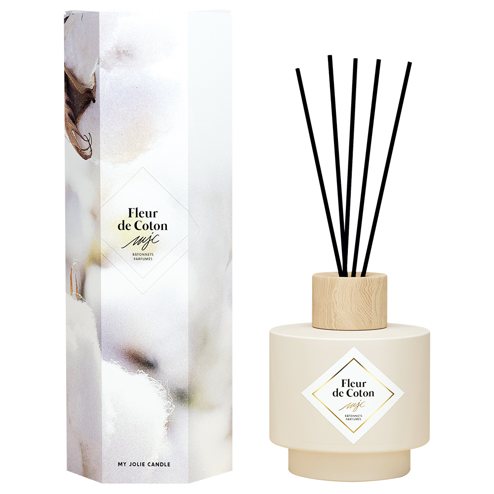 my jolie candle Bouquet parfumé fleur de coton Diffuseur parfum