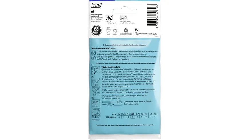 TePe Interdentalbürste 0,6mm Gr. 3