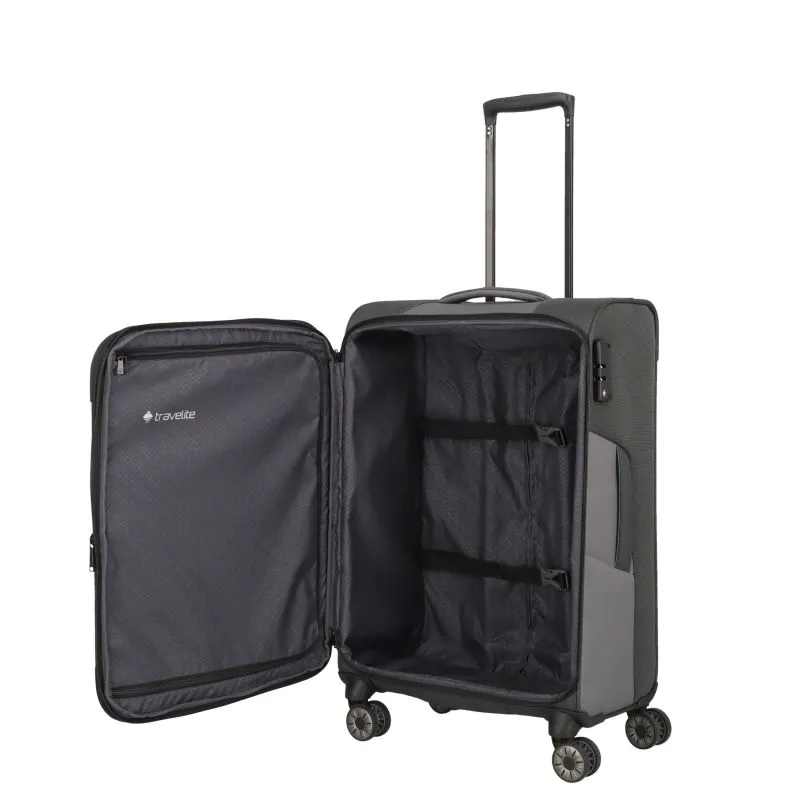 Travelite VIIA Trolley 4 Rollen M - Schiefer