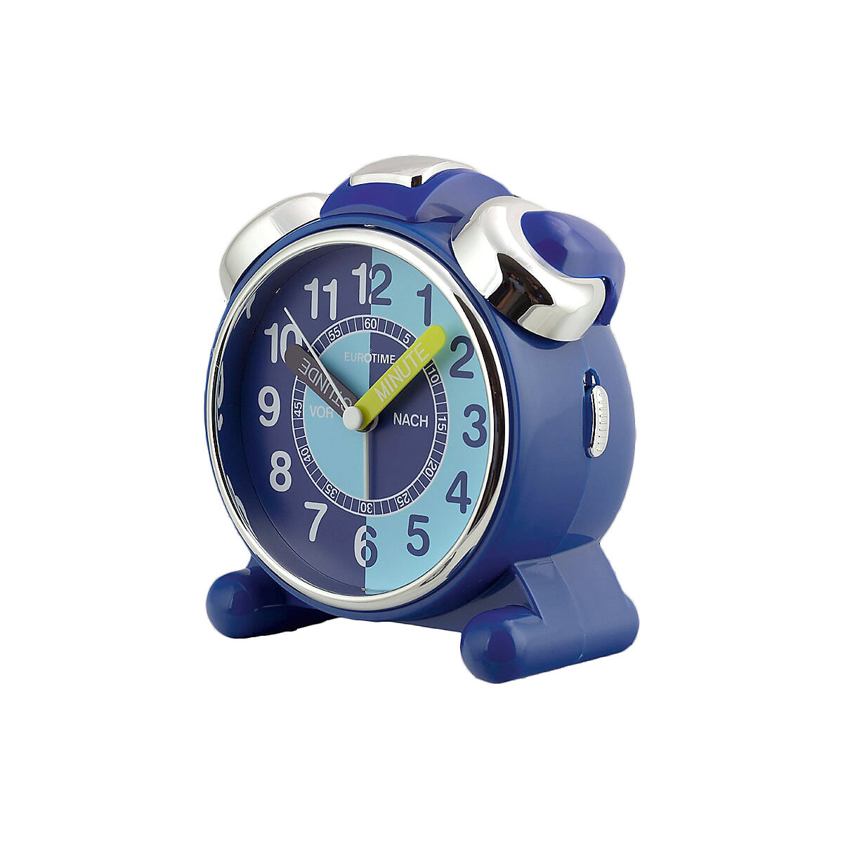 Kinderwecker mit Lernzifferblatt, blau