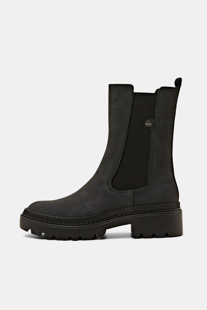 Grobe Boots in Lederoptik