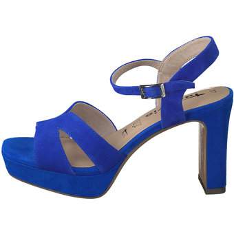 Tamaris Plateausandale in blau