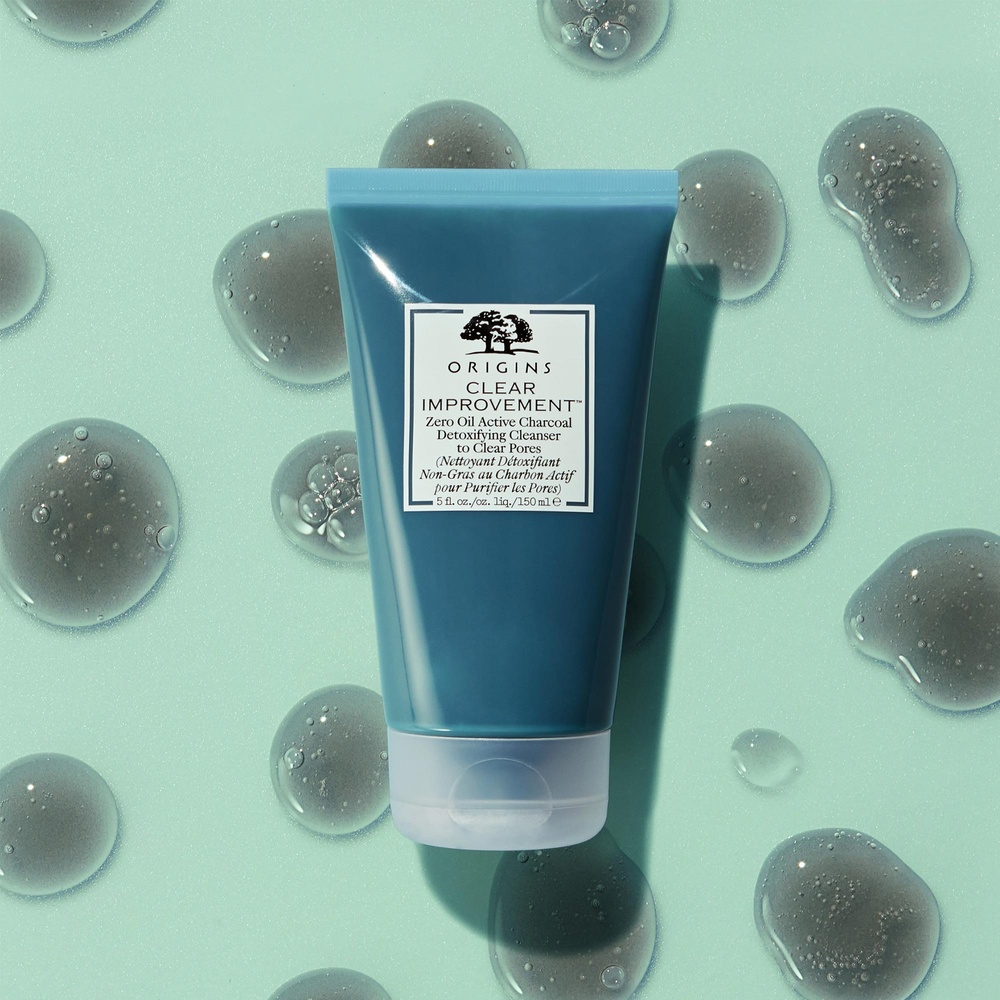 origins Clear Improvement Nettoyant Détoxifiant Non-Gras au Charbo n Actif pour Purifier les pores