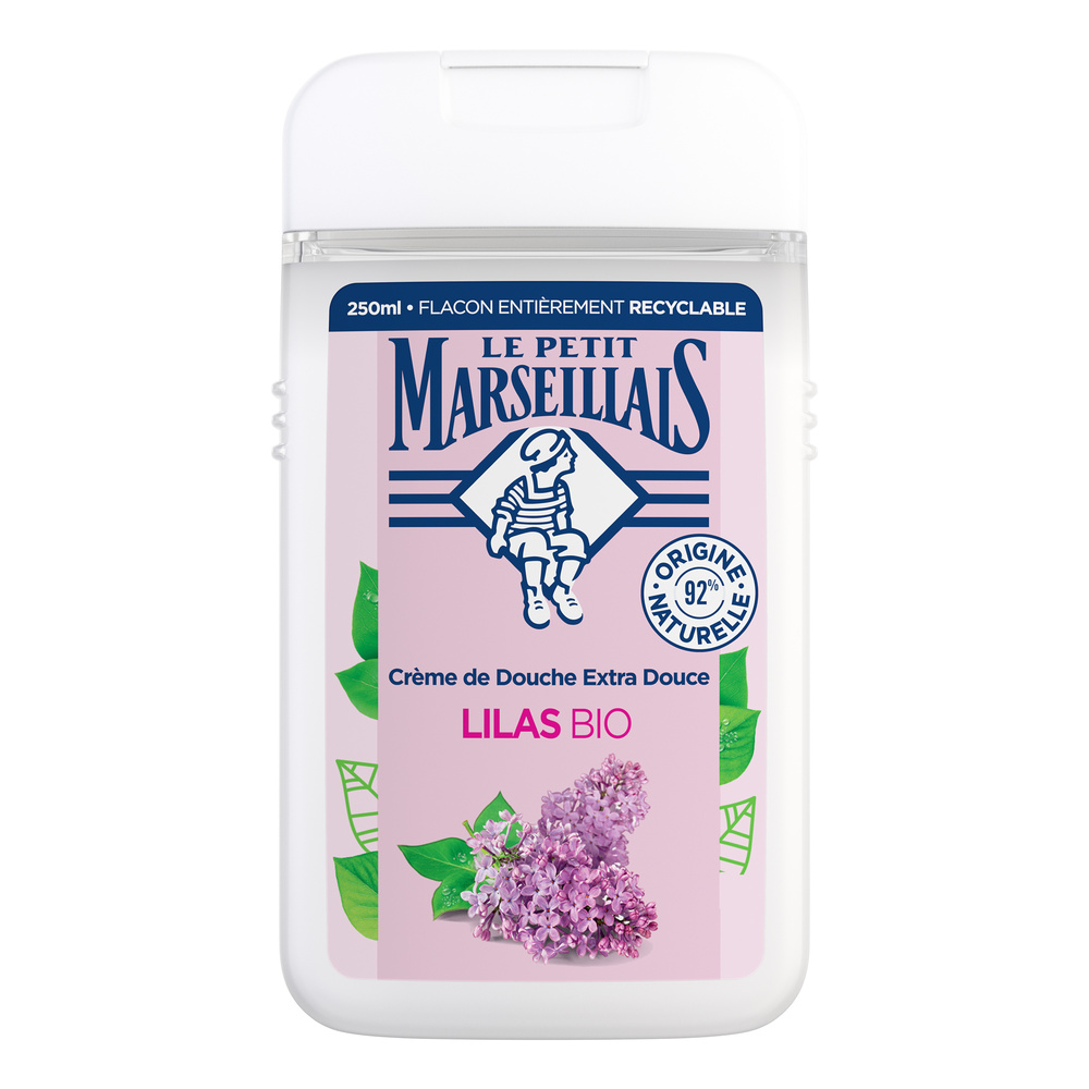 le petit marseillais Douche & Bain Crème Extra Doux, Lilas, 250ml Crème de douche