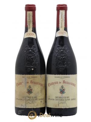 Châteauneuf-du-Pape Château de Beaucastel Famille Perrin  2009 - Lot de 2 Bouteilles