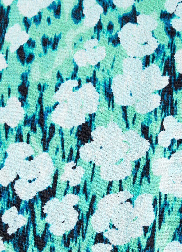 Abito corto a blusa Rowan di Whistles, con scollo a V e stampa