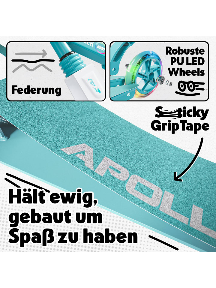 Apollo LED City Roller mit Federung 
