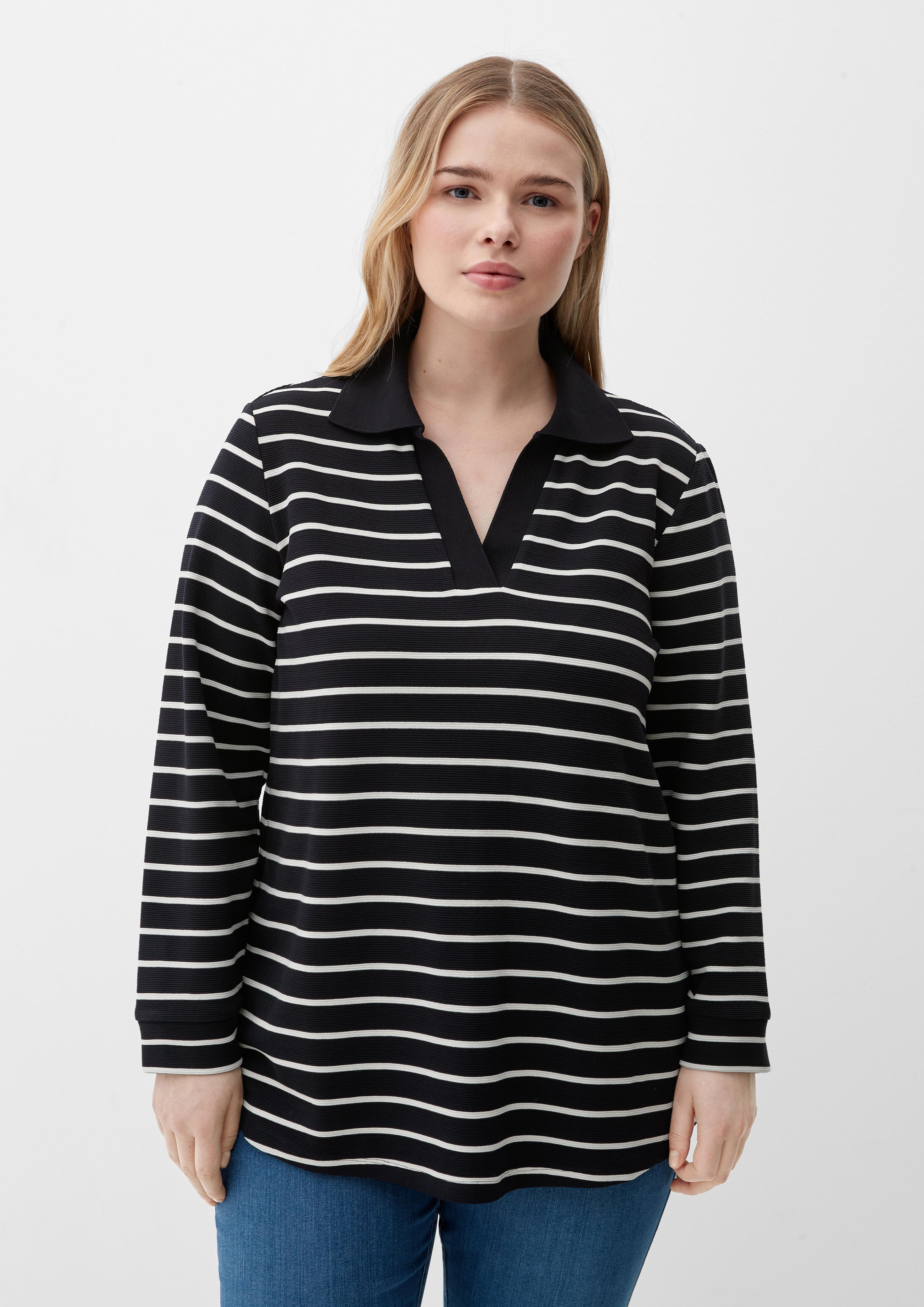 Sweatshirt mit Rippstruktur  2128571-59G2