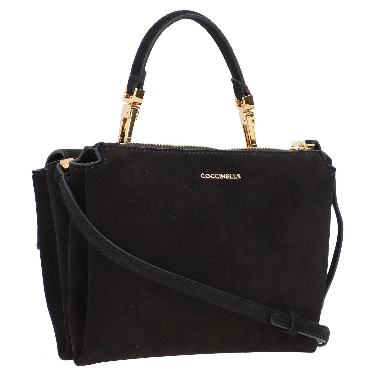 Arlettis Suede Droplet Handtasche Leder 20 cm