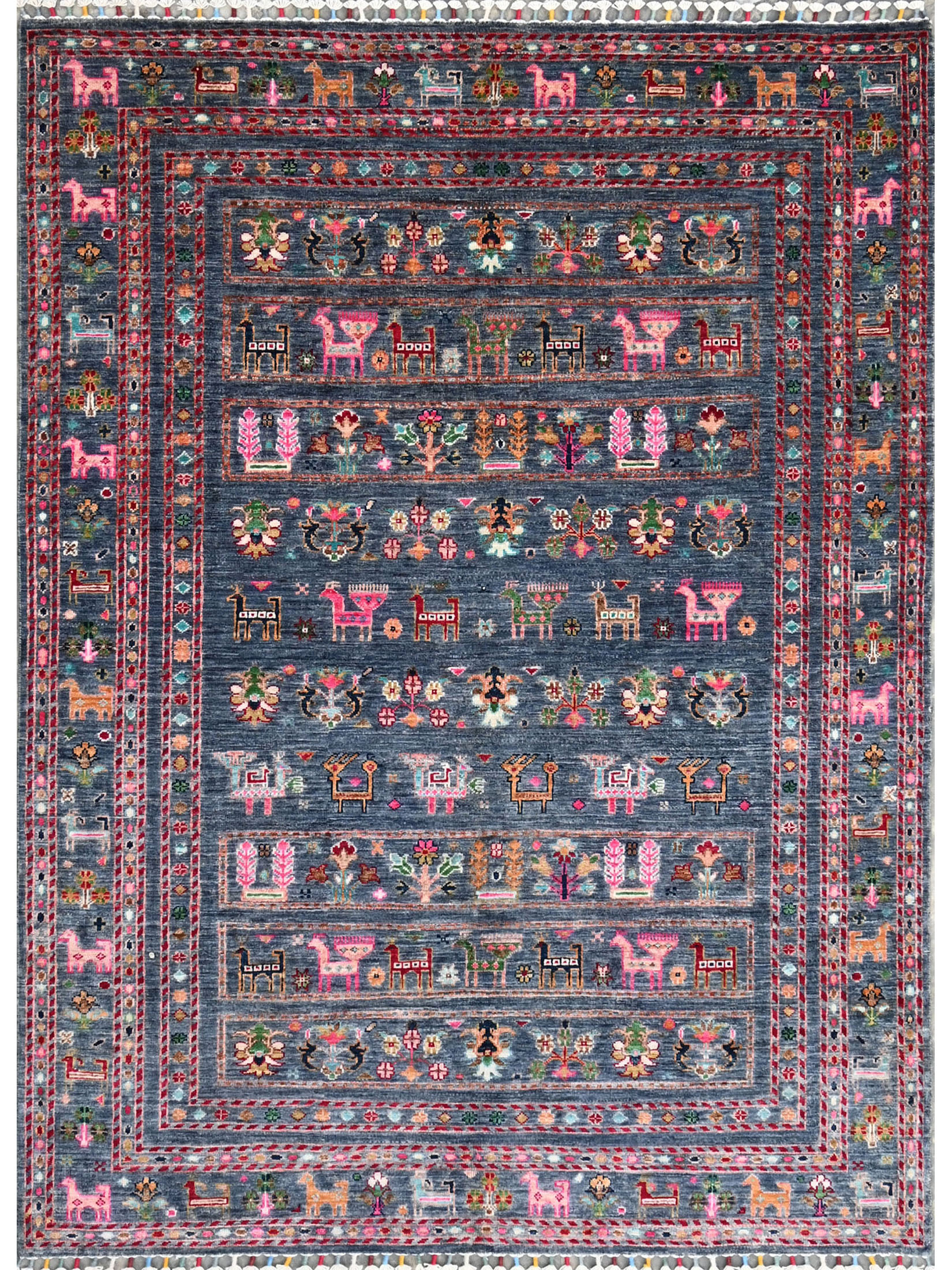 Chobi Schal ca. 146 x 198 cm, Unikat / Einzelstück