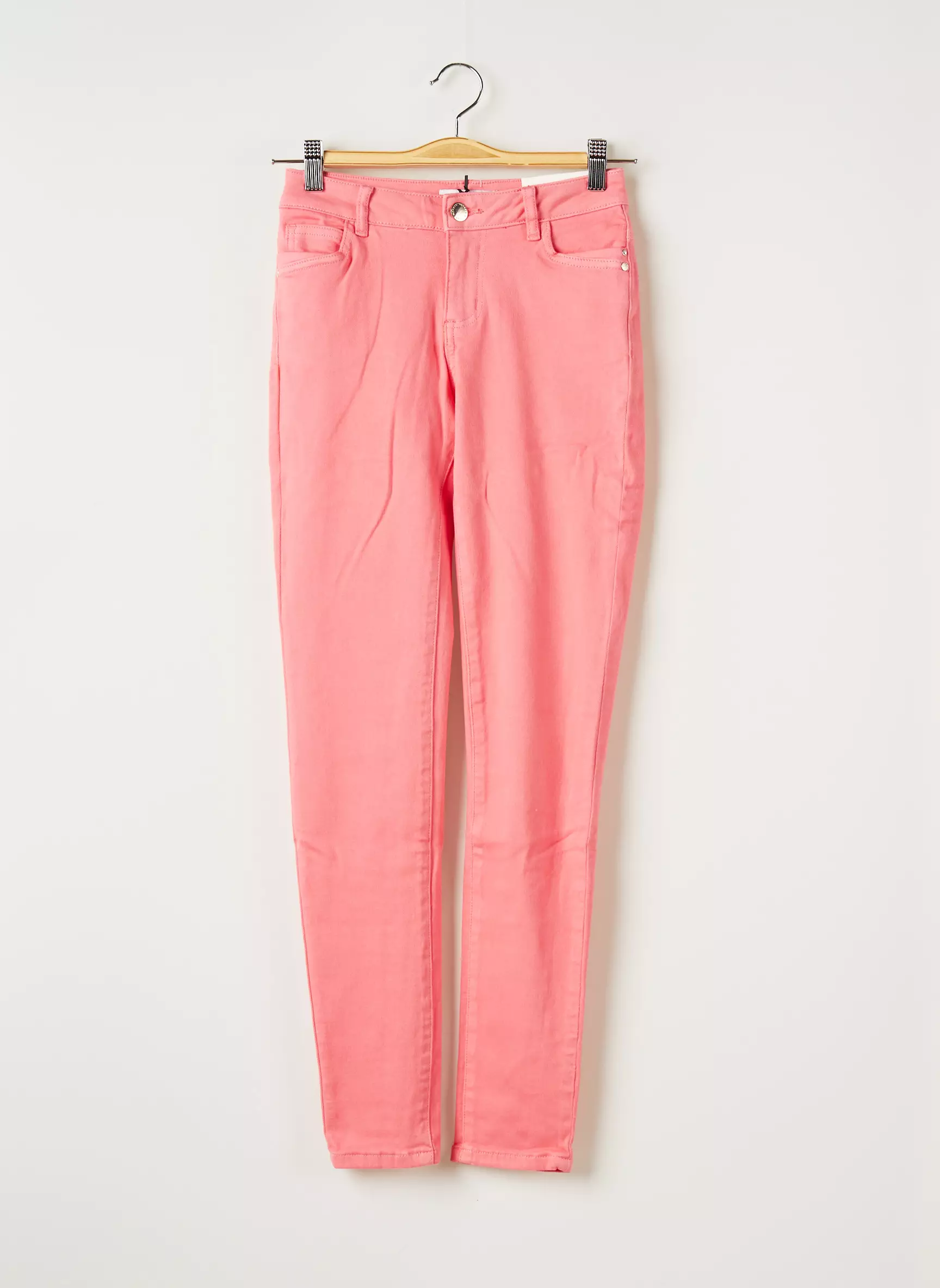 Morgan Pantalons Slim Femme couleur rose