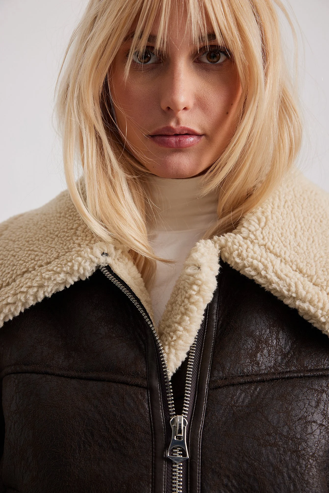 Bonded Jacke im Vintage-Look