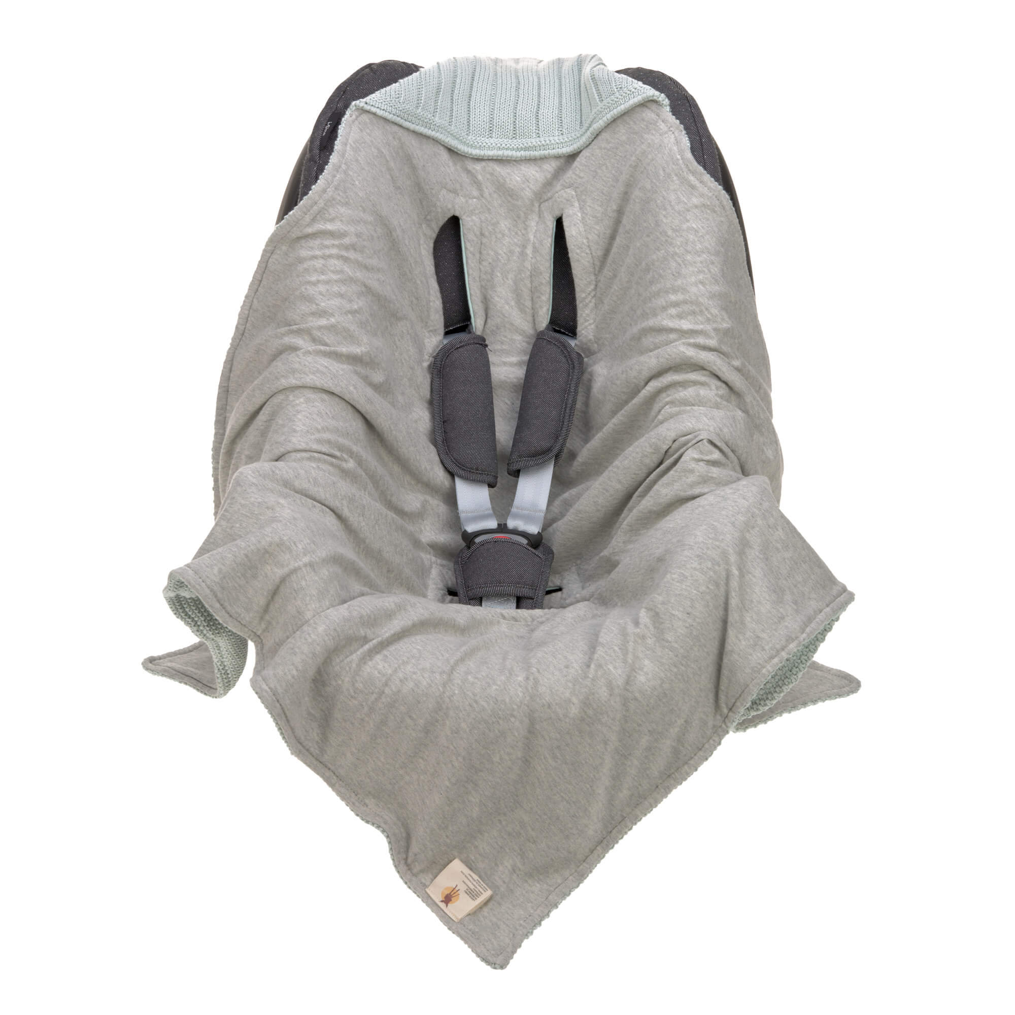 Einschlagdecke Baby - Bio Baumwolle, Light Mint